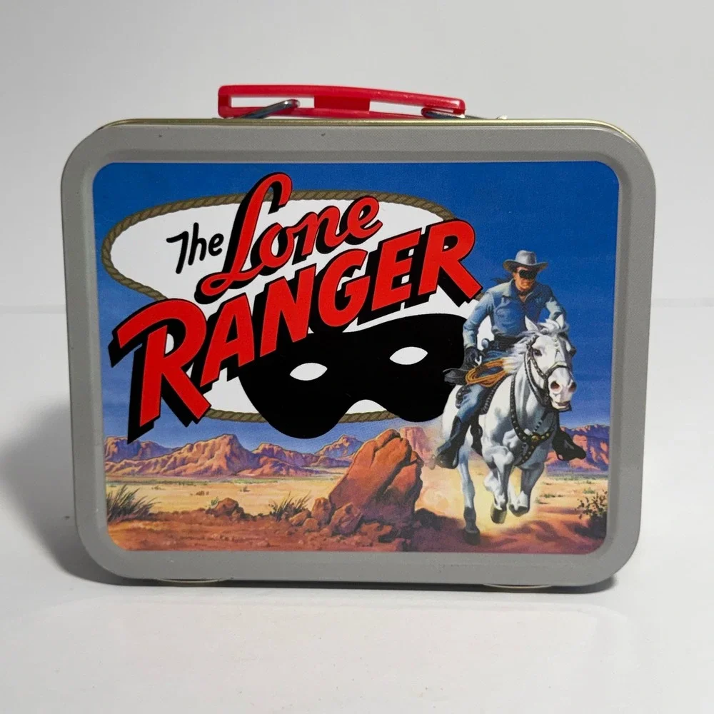 2001 Cheerios 60th Anniversary Lone Ranger Commemorative Mini Lunch Box Tin